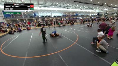 165 lbs Cons. Round 2 - Timothy Williams, New York Military Academy vs Adam Cox, Unattached