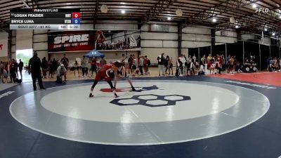 61 kg Champ. Round 2 - Logan Frazier, Indiana RTC vs Bryce Luna, RTC South
