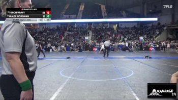 175 lbs 3rd Place Match - Teron Kraft, Hoisington WC vs Blaze Gossman, Scott City