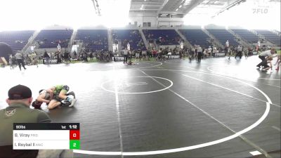 90 lbs Semifinal - Brennan Viray, Pride Wrestling vs Israel Roybal Ll, Aniciete Training Club