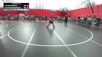144 lbs Cons. Round 3 - Tyler Roberson, Askren Wrestling Academy vs Ryland Dunkleberger, Askren Wrestling Academy