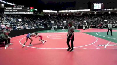 78 lbs Champ. Round 2 - Tristan Davis, BAB1 vs Landon Schlemmer, COL1