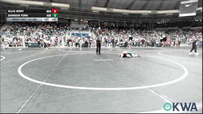 43 lbs Consi Of 8 #2 - Ellis Jerry, Rough Riders vs Dawson York, Gore Pirates Youth Wrestling