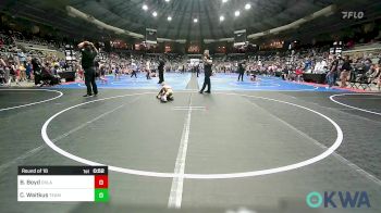 43 lbs Round Of 16 - Baker Boyd, Oklahoma Wrestling Academy vs Christopher Waitkus, Team Tulsa Wrestling Club