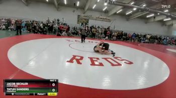 175 lbs Cons. Round 2 - Jacob Sechler, Castle View vs Tatum Sanders, Frederick