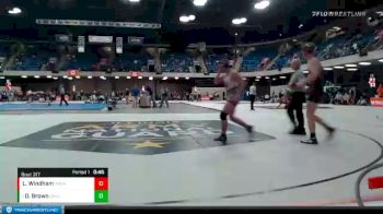 170 lbs Champ. Round 2 - Dalton Brown, Danville vs Landyn Windham, Oregon