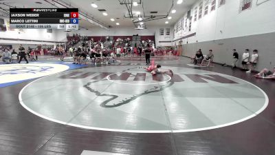 106 lbs Semifinal - Jaxson Weber, Edge Wrestling vs Marco Lettini, Ruthless WC