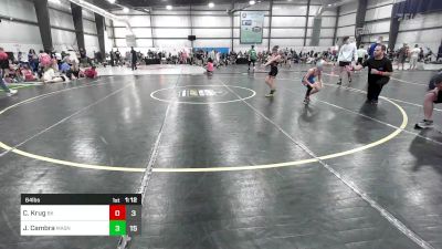 64 lbs Rr Rnd 7 - Charlie Krug, Bad Karma MS vs John Cambra, Mat Assassins K8 B