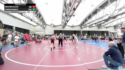 85 lbs Rr Rnd 5 - Brayden Black, Kingsway MS vs Conor Boesch, Shore Thing Wave