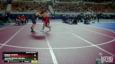 D2-285 lbs Champ. Round 1 - Roque Acosta, Glendale vs Jayson Rocha Molina, North Canyon