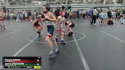 72 lbs Finals (2 Team) - Tallen Dodson, 84 Athletes vs Dutch Srikachorn, Xtreme Team