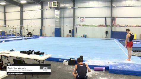 Colin Van Wicklen - Floor, Cypress Academy of Gymnastics - 2021 April Men's Senior National Team Camp
