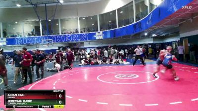 125 lbs Cons. Round 5 - Aidan Cali, Liberty vs Jeremiah Baird, Cumberlands (Ky.)