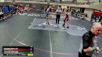 160 lbs Finals (8 Team) - Nathan Sickler, Lake Crystal/Welcome/Memorial vs Cruise Brolley, Washington