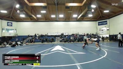 197 lbs 1st Place Match - Diego Chaidez, Menlo NCWA vs Tyler Hodges, Cal Poly SLO