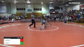 106 lbs Round Of 16 - Hunter Jones, Nc vs Noah Ortiz, Va