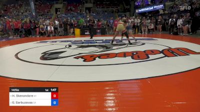 142 lbs Semis - Harlow Skenandore, WI vs Greta Garbuzovas, GA