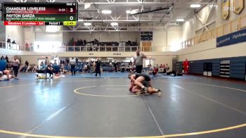 197 lbs Round 5 (6 Team) - Chandler Loveless, North Idaho College vs Payton Garza, Rochester Community & Tech. College