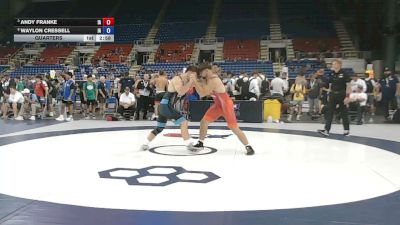 190 lbs Quarters - Andy Franke, Iowa vs Waylon Cressell, Iowa