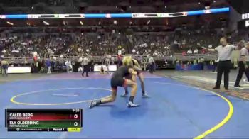 Champ. Round 1 - Caleb Berg, South Sioux City vs Ely Olberding, Fort Calhoun