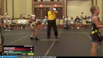 78 lbs Quarterfinals (8 Team) - Logan Barry, Revivial Yellow vs Alex Valls, Gorilla Grapplers Wrestling