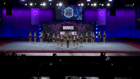 Monroe Wolverines [2022 Peewee Show Cheer 2] 2022 Pop Warner National Cheer & Dance Championship