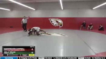 141 lbs Semifinal - Reilly Dolan, Cornell College vs Quentrevion Campbell, North Iowa Area Community College