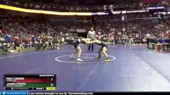 2 lbs Quarterfinal - Max Currier, Clear Lake vs Jaiden Moore, Benton Community