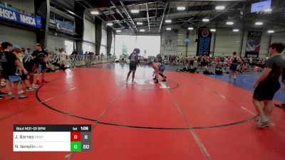 195 lbs Rr Rnd 1 - Jamari Barnes, Grapplers Garage vs Noah Templin, Off The Hook - Red