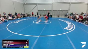 106 lbs Placement Matches (16 Team) - Olivia Sackor, Minnesota Blue vs Lillian Zapata, Texas Red