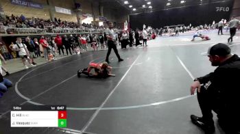 54 lbs Quarterfinal - Cade Hill, Black Fox Wrestling Academy vs Joaquin Vasquez, Duran Elite