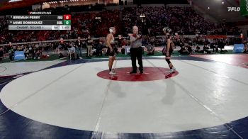 4A 132 lbs Champ. Round 1 - Jeremiah Perry, Fruitland vs Jaime Dominguez, Buhl