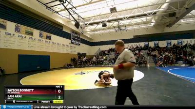 132 lbs 3rd Place Match - Sam Arai, Mead vs Jayson Bonnett, Mt. Spokane