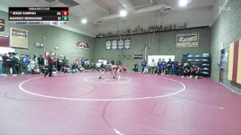 132 lbs Champ. Round 3 - Maddox Murakami, Great Oak vs Jesse Campau, Arlington