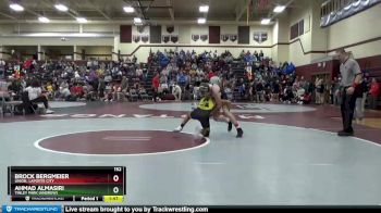 152 lbs Round 3 - Ahmad Almasiri, Tinley Park (Andrew) vs Brock Bergmeier, Union, LaPorte City