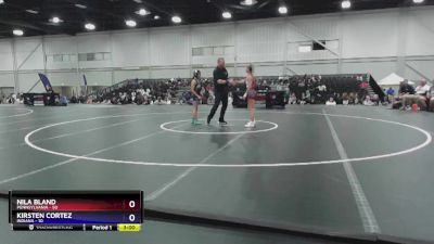 95 lbs Round 1 (8 Team) - Nila Bland, Pennsylvania vs Kirsten Cortez, Indiana