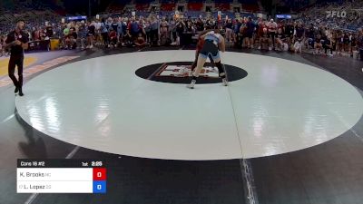 125 lbs Cons 16 #2 - Kamilah Brooks, NC vs Lexie Lopez, CO