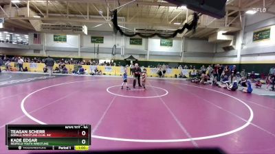 50 lbs Cons. Round 4 - Teagan Scherr, Gorilla Wrestling Club, Inc vs Kade Edgar, Redfield Youth Wrestling