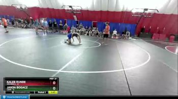 106 lbs Quarterfinals (8 Team) - Kaleb Runde, Holmen A vs Jaxon Bogacz, Lena