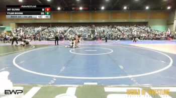 120 lbs Consi Of 8 #2 - Jay Olivas, Red Wave Wrestling vs Tyler Boone, Driller Wrestling Club