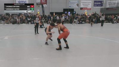 150 lbs Quarters - Thomas Snyder, MN Elite vs Jeremiah Hayes, 309 Wrestling