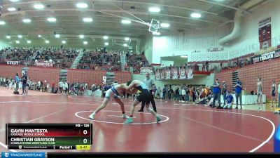 126 lbs Cons. Round 2 - Christian Grayson, Charlestown Wrestling Club vs Gavin Mantesta, Cascade Middle School