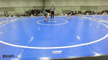 110 lbs 3rd Place - Maggie Martinez, Super Girls K-6 Blue vs Averie Olvera, Oklahoma Mafia Girls K-6