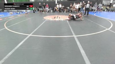 128 lbs Rr Rnd 4 - Benjamin Kamertz, Red Devil WC - HSBNFC vs Nazeef Bush, Milton Hershey - HSBNFC
