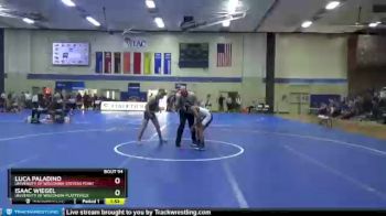 125 lbs Quarterfinal - Isaac Wiegel, University Of Wisconsin-Platteville vs Luca Paladino, University Of Wisconsin-Stevens Point