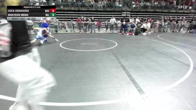 65 lbs Consi Of 16 #1 - Luca Zaragoza, Buxton (NJ) vs Grayson Meng, Williamstown Braves