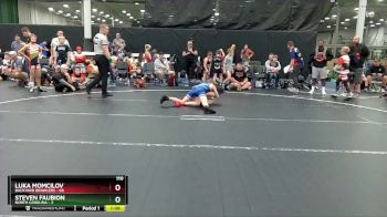 110 lbs Round 3 (8 Team) - Steven Faubion, North Carolina vs Luka Momcilov, Backyard Brawlers