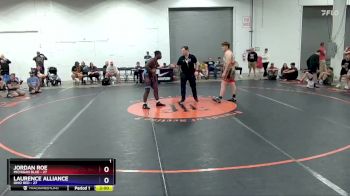 250 lbs Round 1 (8 Team) - Jordan Roe, Michigan Blue vs Laurence Alliance, Ohio Red