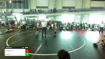 65 lbs Consi Of 4 - Donovan Haro, Coachella Valley WC vs Koa Cu, Savage House WC