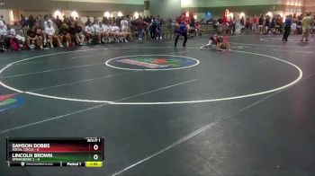 113 lbs Round 1 (6 Team) - Samson Dobbs, Social Circle vs Lincoln Brown, Springboro 2